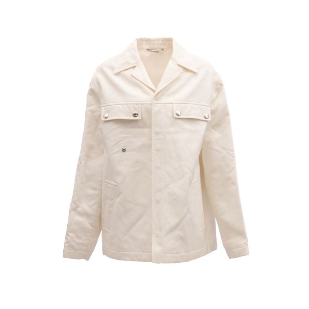 Valentino Garavani Ivory Oversized Shirt Women's Jacket